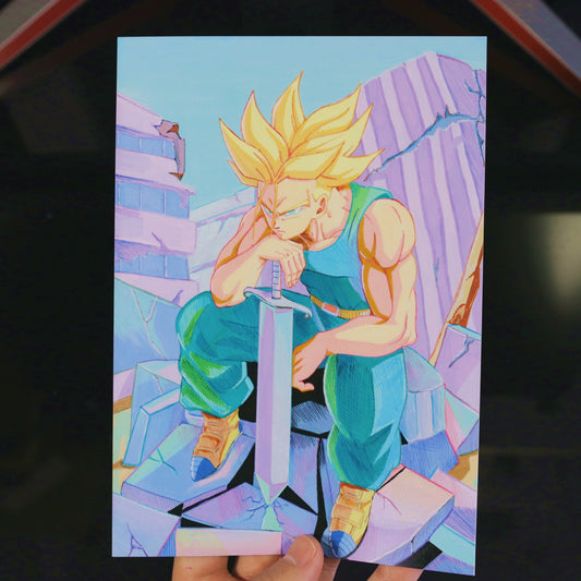 Print de Trunks del futuro