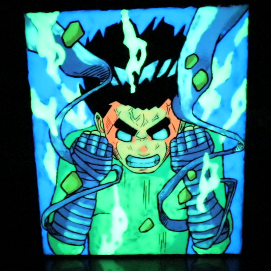 Cuadro Rock Lee brillante en la oscuridad (pigmento fosforescente)